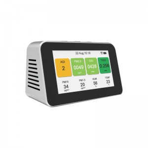 Dienmern 2019 detector de qualidade do ar Portátil CO2 PM2.5 tester detector de ar interno PM1.0 PM10 monitor de qualidade do ar inteligente HCHO