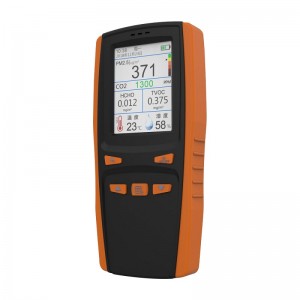 Testador de qualidade do ar Detector de CO2 Medidor de Qualidade de Ar de Poeira de Pós Analisador de Ar digital PM2.5 PM1.0 TVOC
