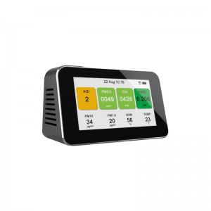 Verificador esperto portátil do detector PM2.5 do laser da qualidade do ar para o carro do escritório domiciliário
